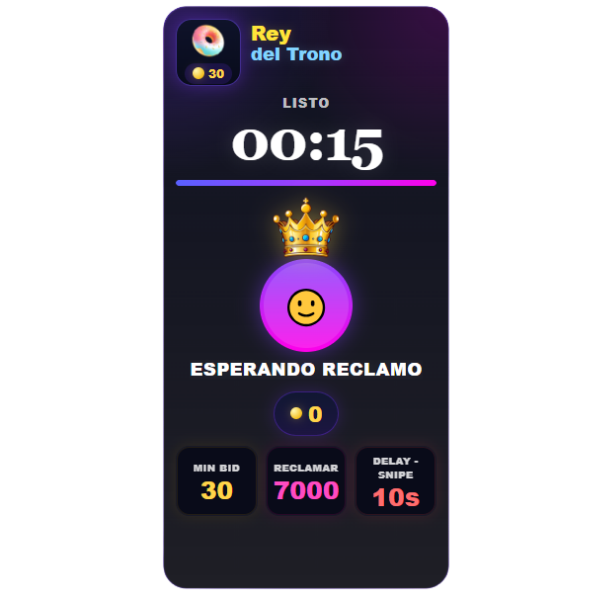 Overlay Rey del Trono de Inkafinity